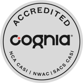 Digital image: Cognia ACCRED Badge GREY 684x684 1 003 1